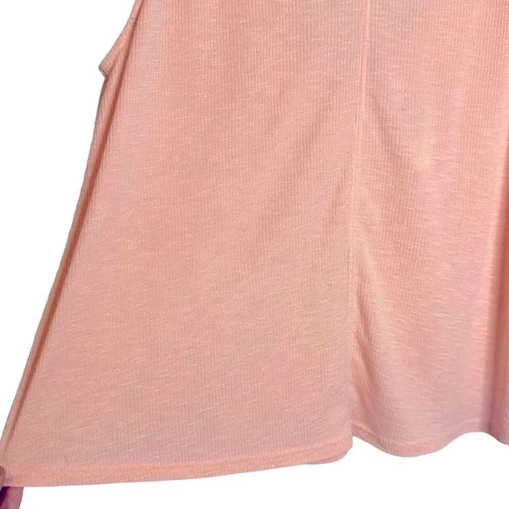 Free People Sleek N Easy Deep V Back Swing Tank Ballet Romantic Feminine Small